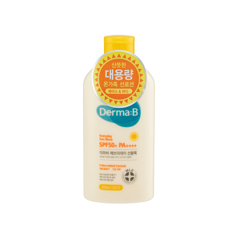 Derma B Everyday Sun Sunblock SPF50+Pa++++ 200ML