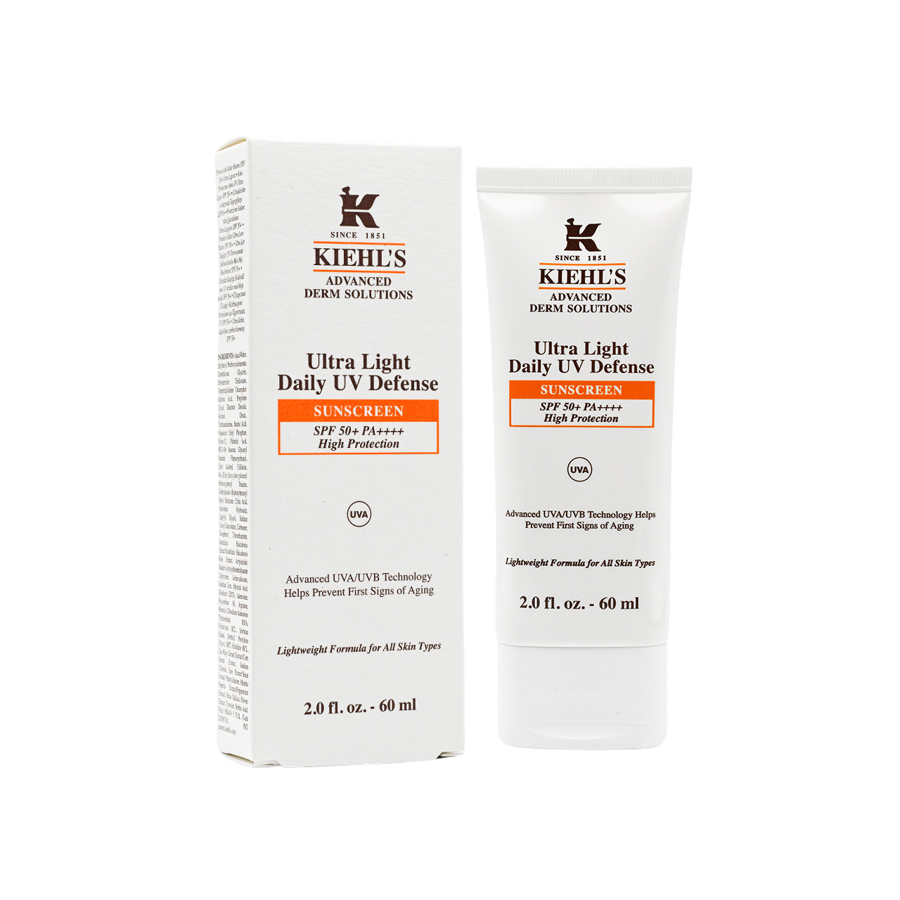 Kiehl’s Ultra Advanced Derm Solutions Light Daily UV Defense SPF50 PA++++ 60ml