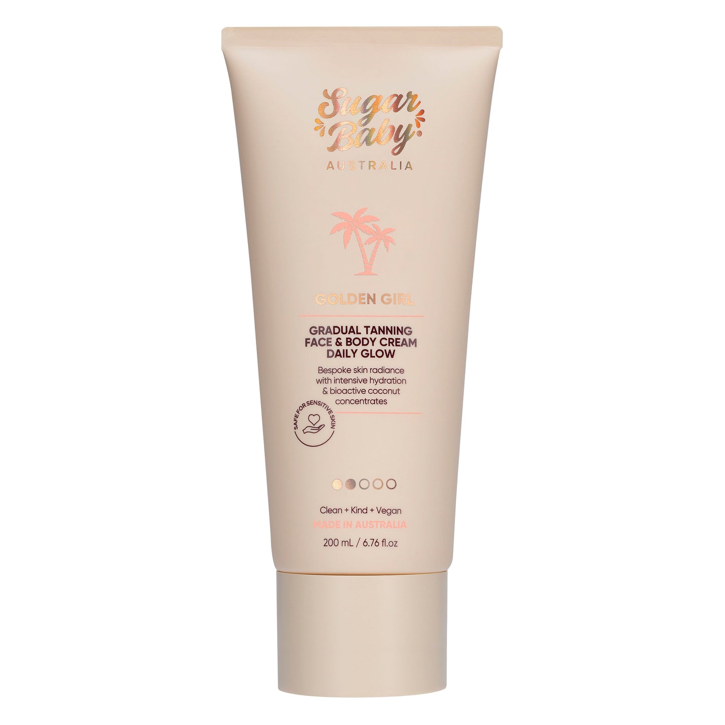 SugarBaby GOLDEN GIRL Gradual Tanning Face & Body Cream Daily Glow