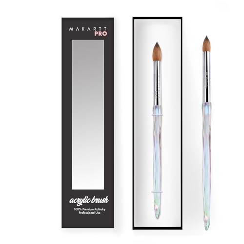 MakarttPro Premium Pure 100% Kolinsky Acrylic Nail Brush (#12)