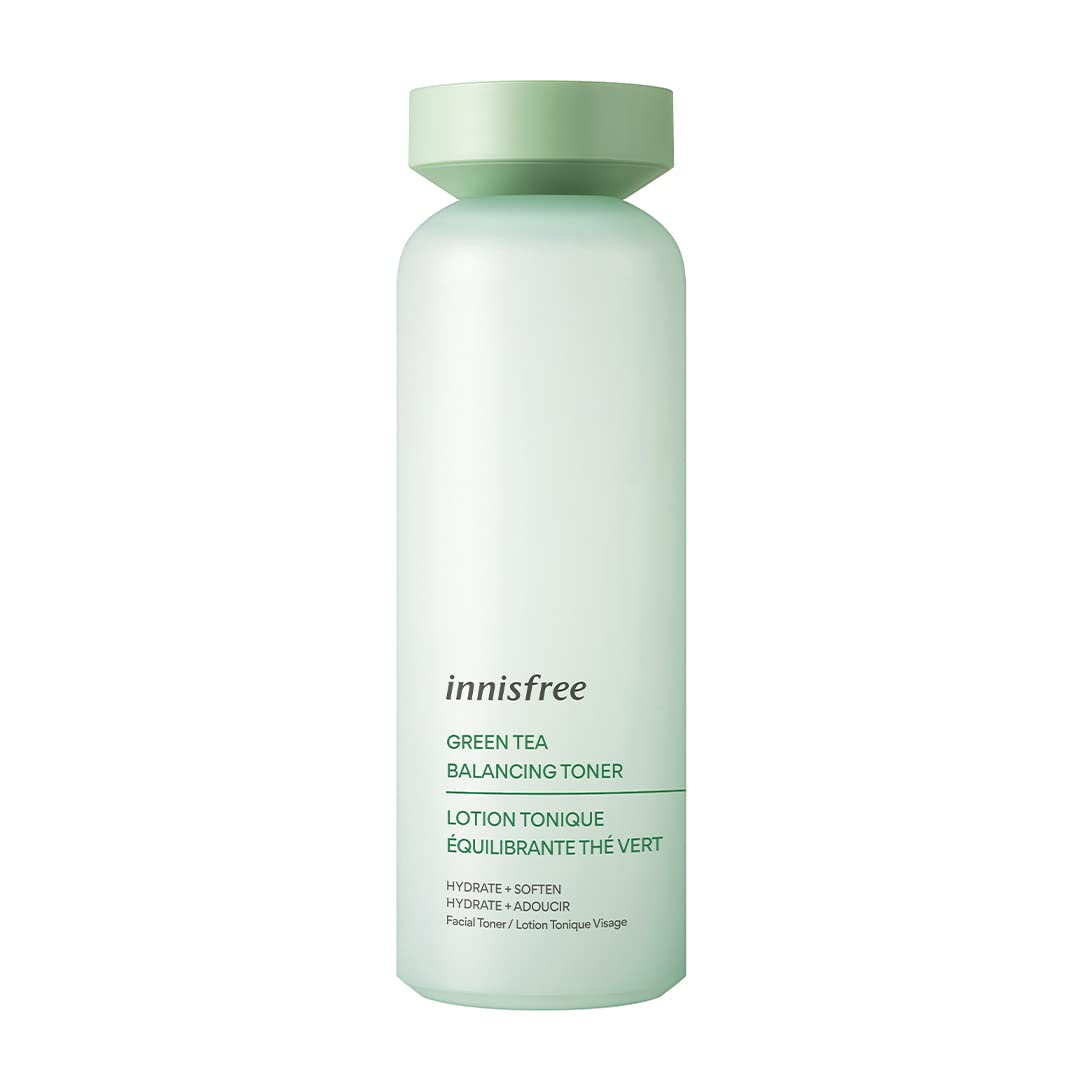 innisfree Green Tea Balancing Toner: Soothe, Hydrate, Helps Balance Skin's Hydration Levels