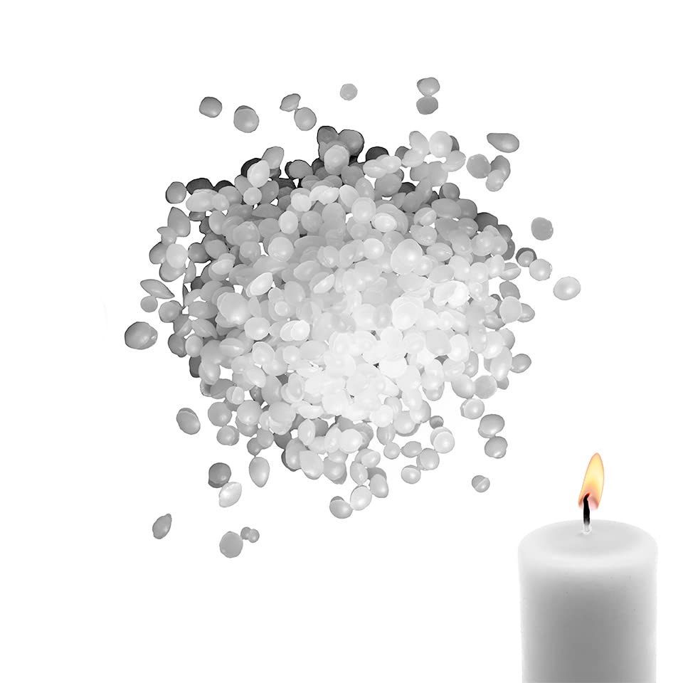 Carmel Food Grade Paraffin Wax (5 lb), Canning Wax Beads, Fully Refined Paraffin, Used in a Variety of Applications Such as Canning, Food Packaging & More