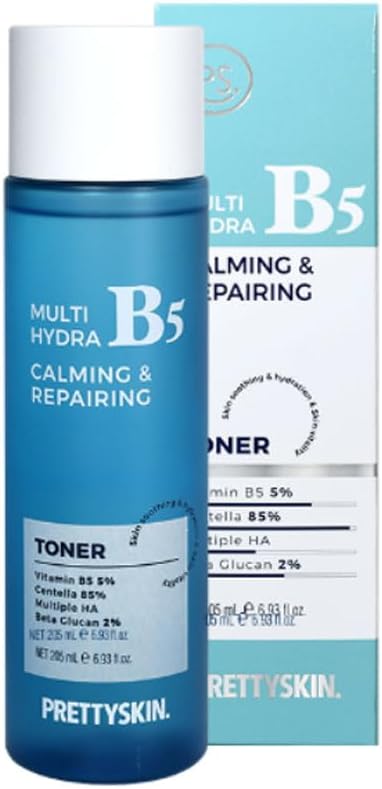 PS.PRETTYSKIN Hydra B5 Toner for Calming & Repairing-Hydrating Facial Toner-Face Toner Korean Alcohol Free, 205ml/ 6.93 Fl Oz