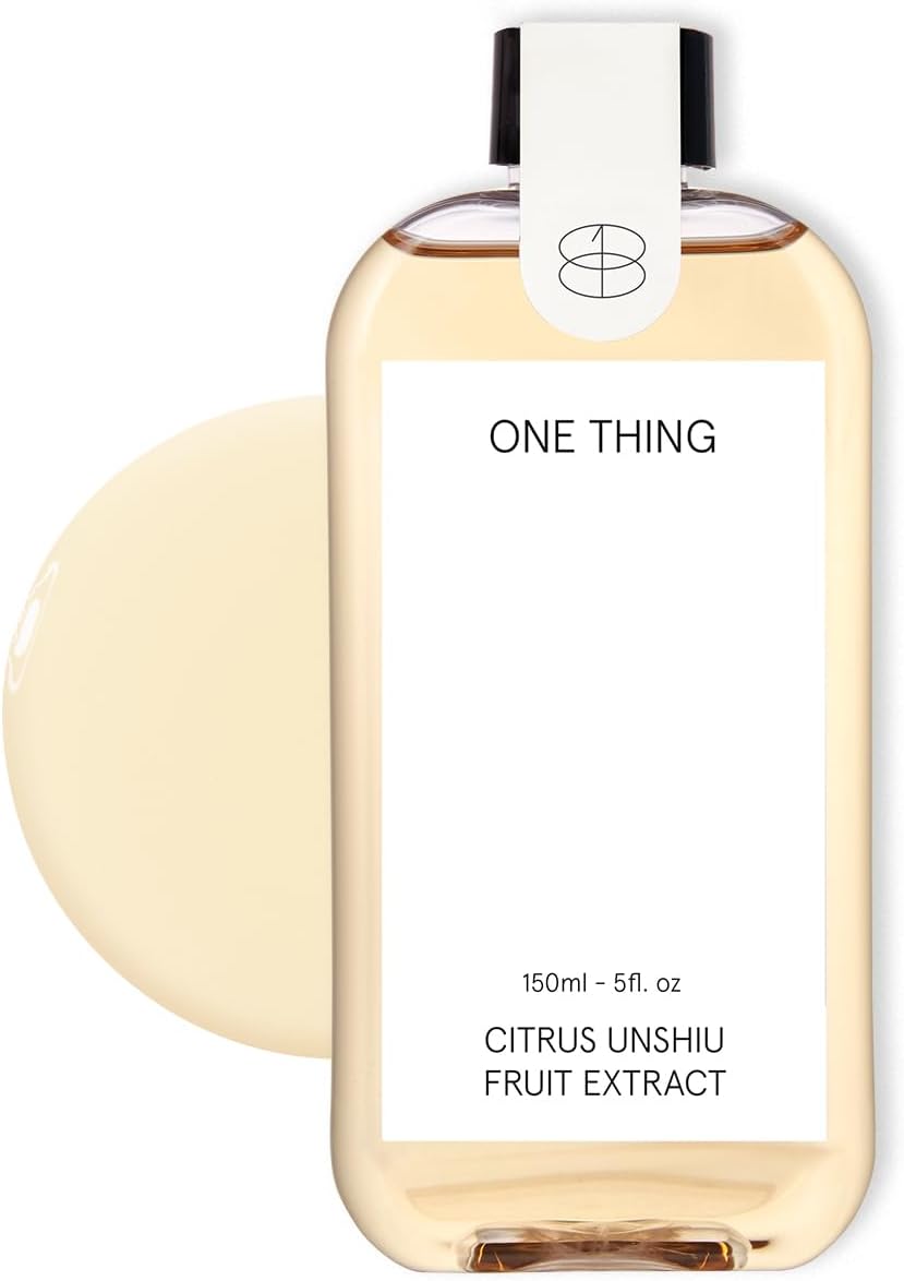 ONE THING Citrus Unshiu Fruit Extract, 5 fl oz | Hydrating Vegan Facial Toner for Dull Skin, Vitamin C | Acne Scars, Pigmentation | Korean Skin Care