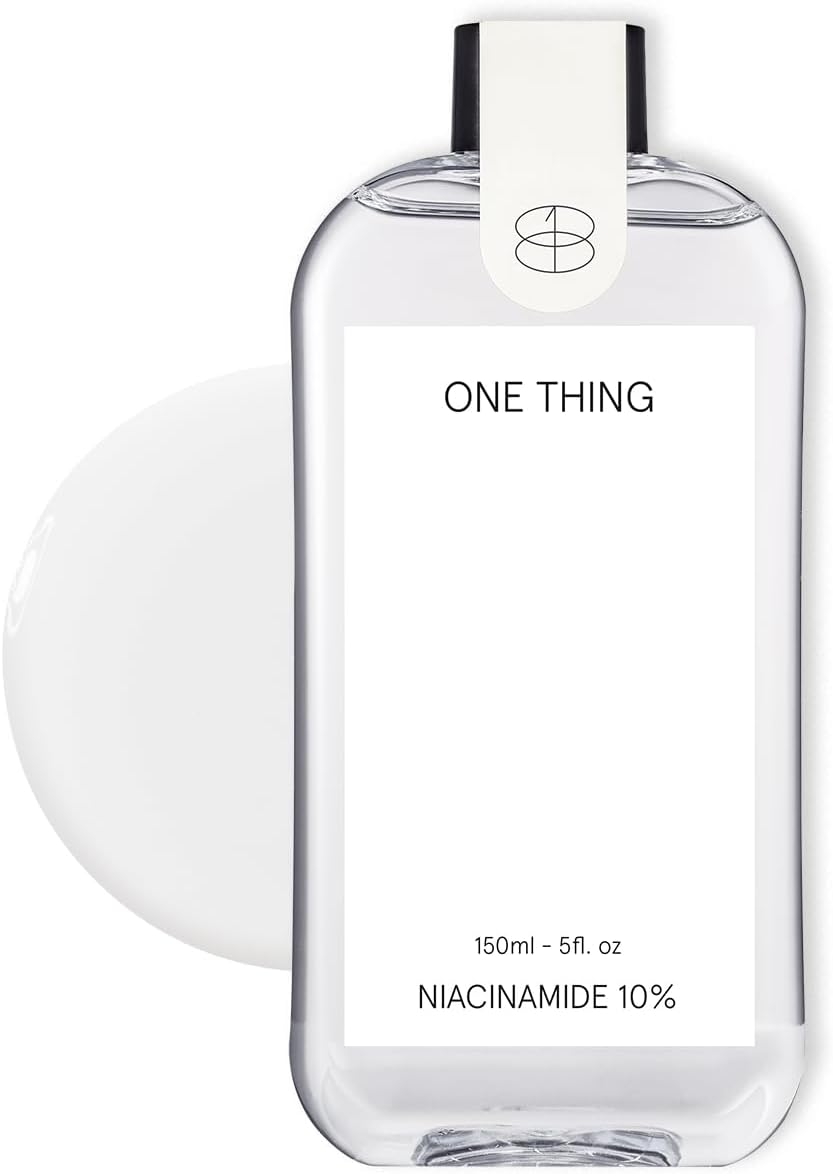 ONE THING Niacinamide Vitamin B3 10% Toner 5.07 Fl Oz | Hydrating Brightening Facial Daily Essence for Dull, Dry Skin | Discoloration, Redness, Marks Relief | Korean Skin Care