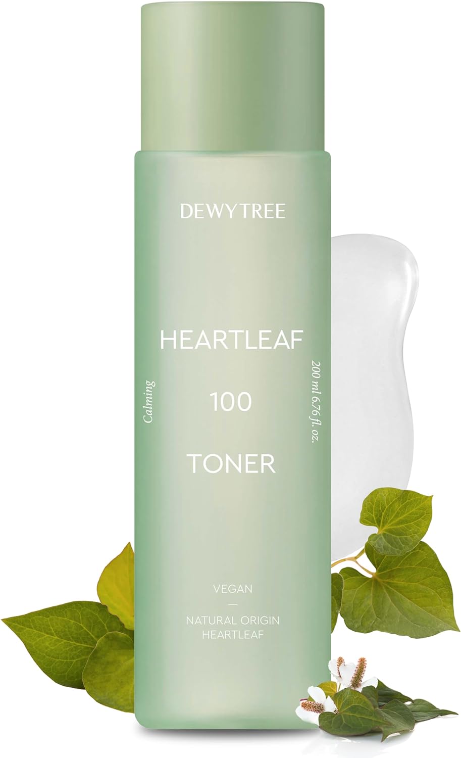 DEWYTREE Heartleaf 100 Toner | Korean Toner for Face w/Heartleaf Extract, Centella Asiatica & Rosemary Oil | Hydrating Toner for Sensitive Skin | Vegan Skin Care Toner (6.76 Fl. Oz.)