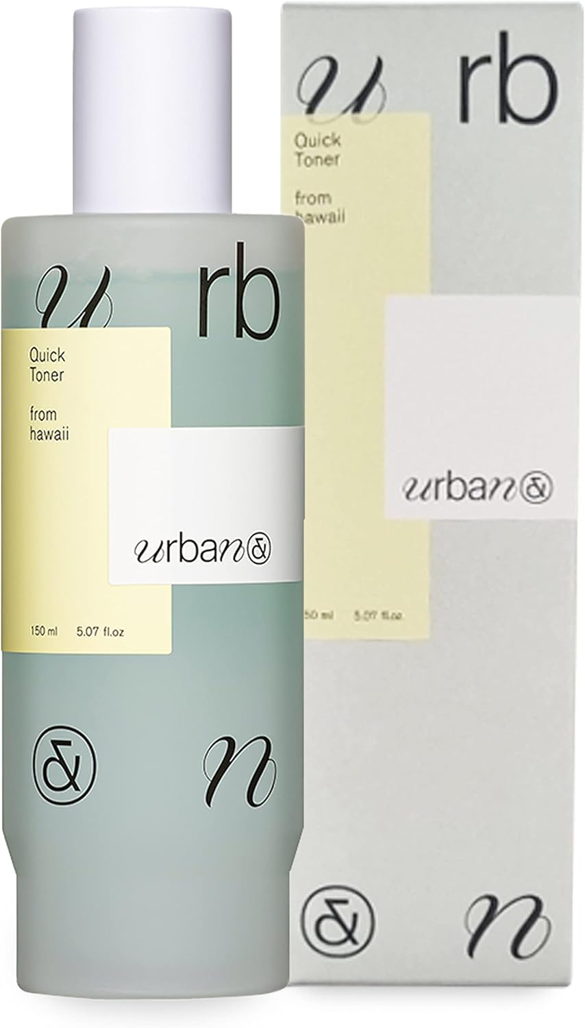 Quick Face Toner from Hawaii | Face Moisturizer & Pore Minimizer Toner w/ Hawaiian Deep Sea Water, Xylitol & Hyaluronic Acid | Korean Skin Care Facial Moisturizer Toner for Face (5.07oz)