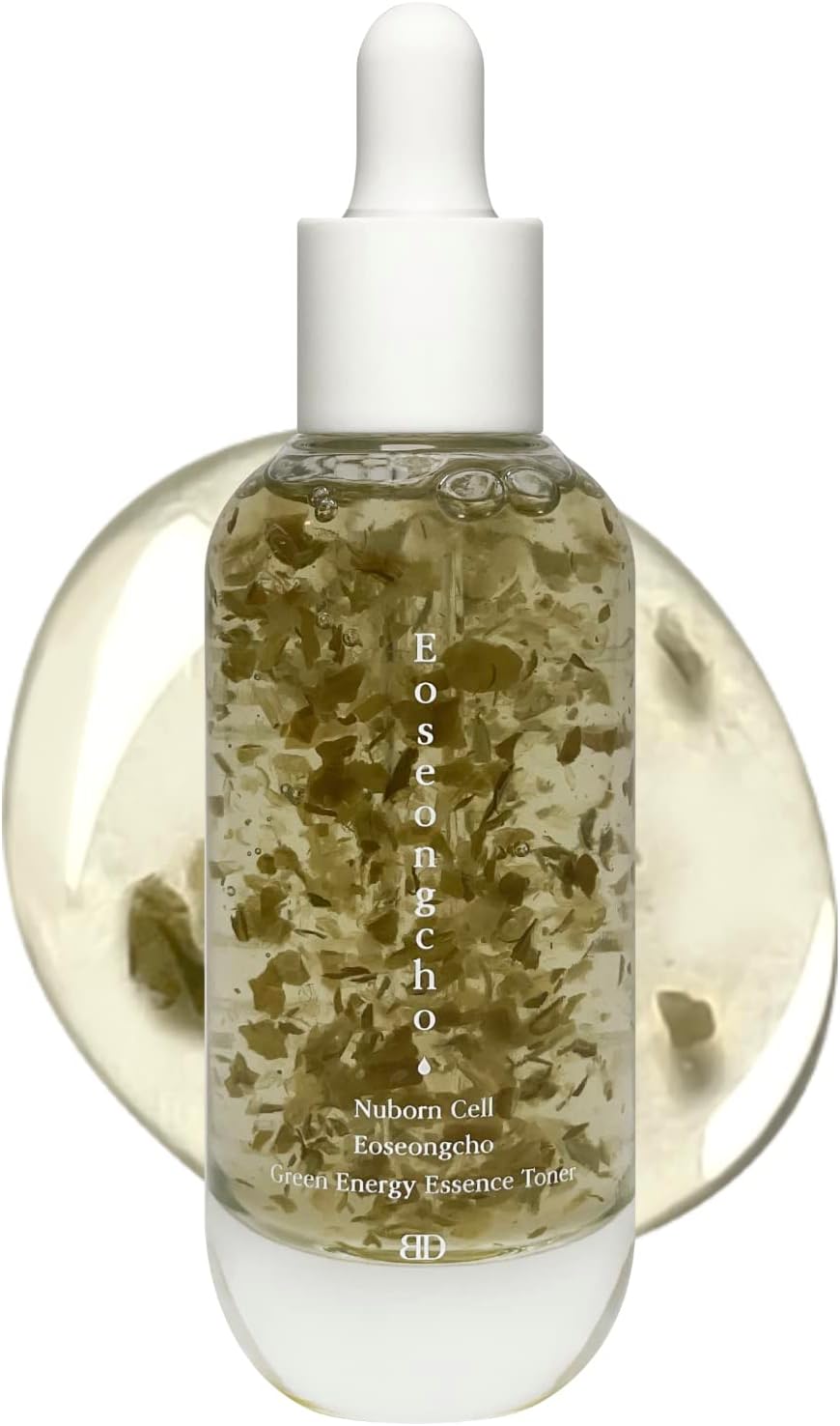 NUBORN Cell Eoseongcho Green Energy Essence Toner | Moisturizing Houttuynia Cordata-Infused Essence | Skin Hydration with Hyaluronic Acid Complex and Plant Extracts | 50g