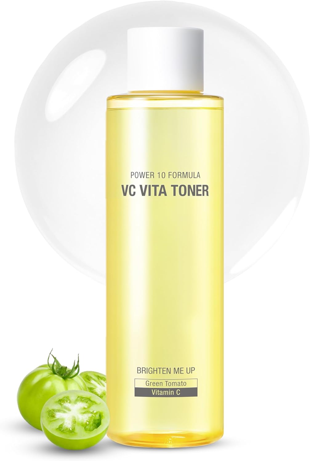 IT'S SKIN POWER10 FORMULA VC VITA TONER | Green Tomato Face Toner Korean Skincare Niacinamide Brightening Toner | Moisturizing Face Toner for Women & Men | K Beauty Vitamin C Toner for Face 6.76 fl oz