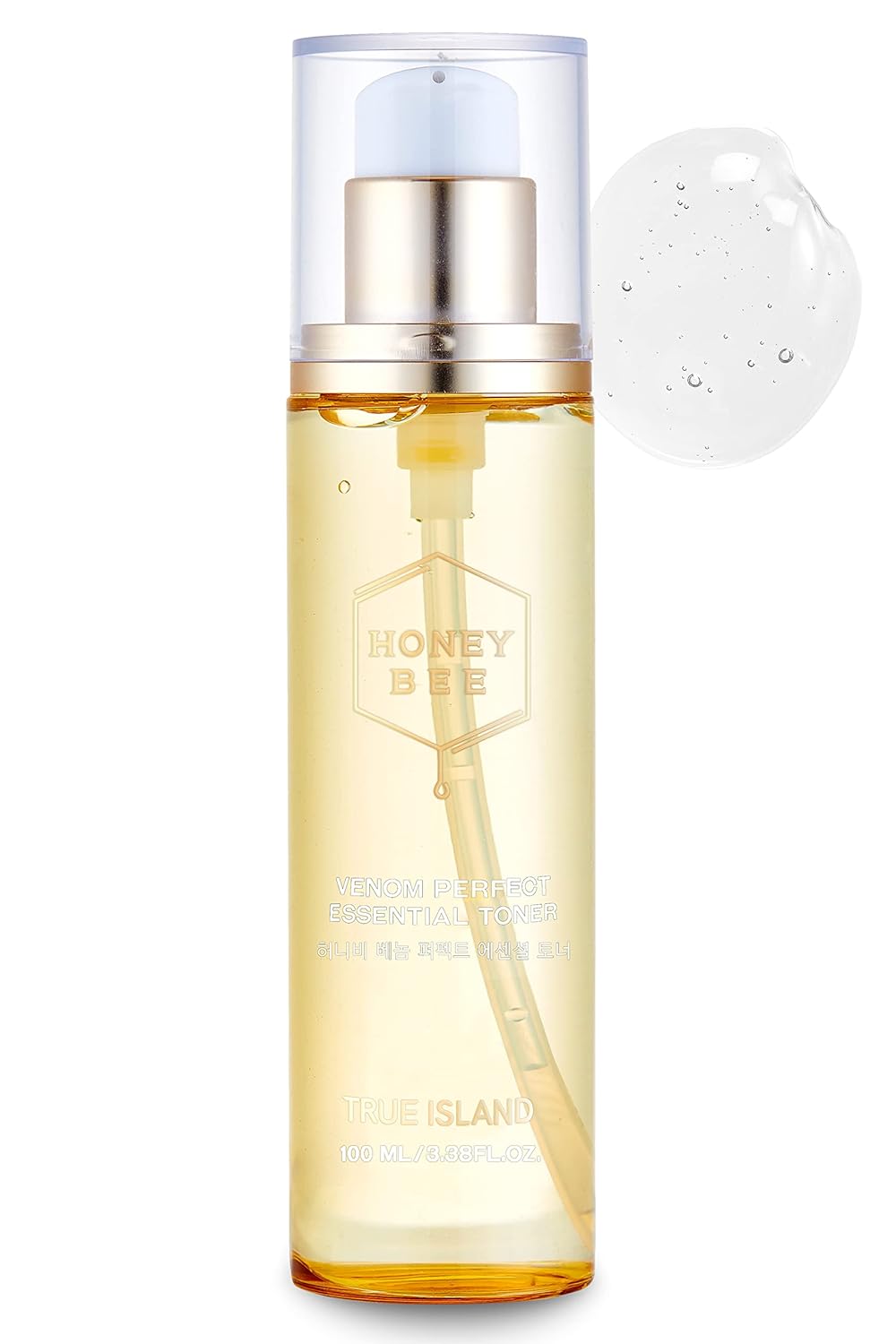 Honey Bee Venom Perfect Essential Face Toner w/ Centella Asiatica & Hyaluronic Acid | Non-Greasy, Moisturizing Royal Honey Bee Propolis Skin Care Toner for All Skin Types 3.38 fl oz