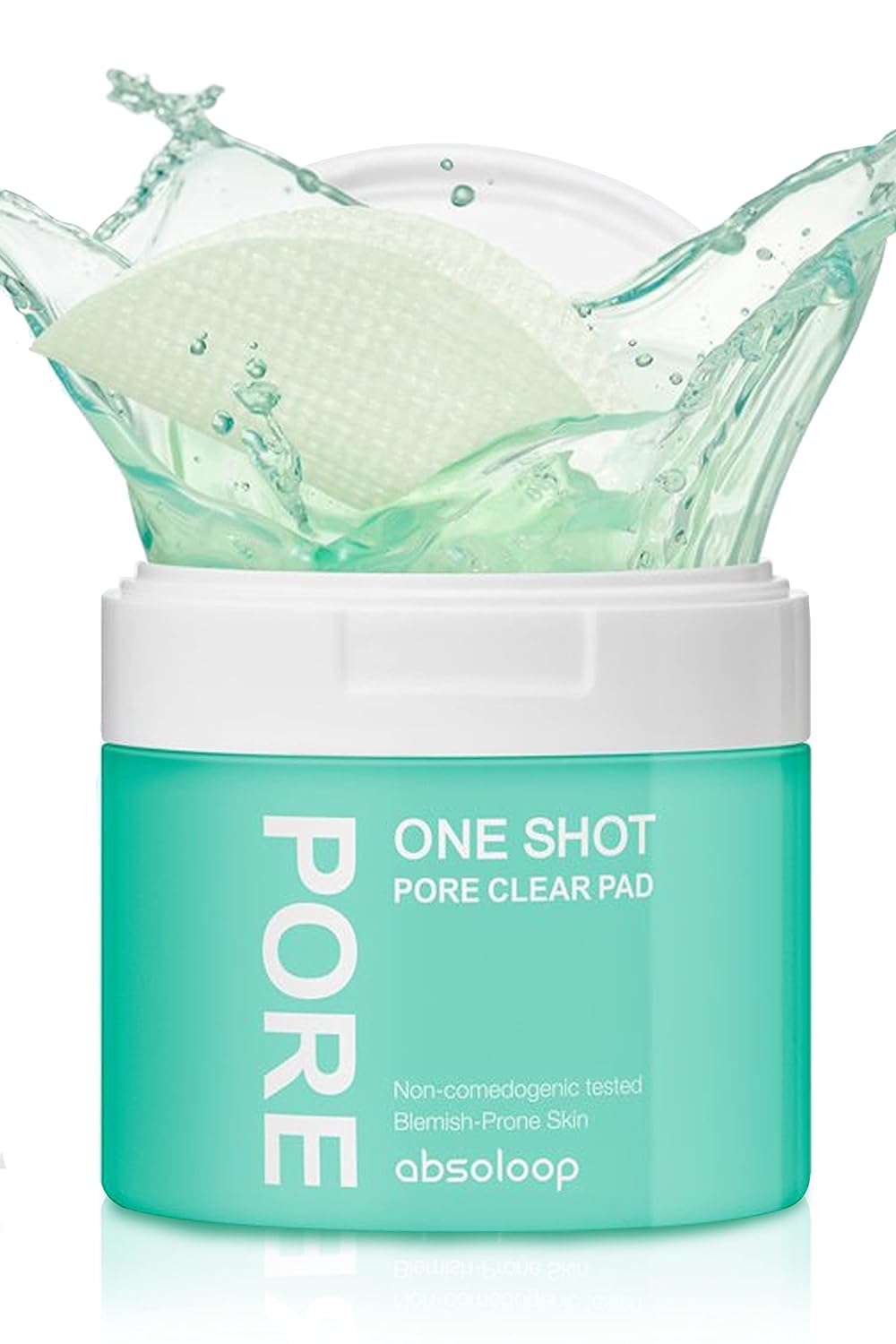 One Shot Pore Clear Toner Pad, Korean Skincare, Toner Pad, Pore Toner, Blackhead Removal, LHA Peeling, Vegan, 60 pads, 4.9oz