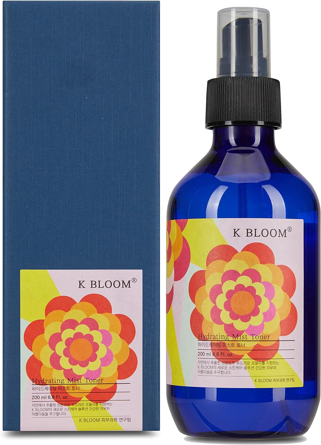 Hydrating Mist Toner / Face Moisturizer Skin Care Korean Spray Toner for Oily and Combination Skin Types / Moisture Hydrating Mist Toner Full of Nourishment and Rich Hydrated - 200ml 6.8 Fl Oz