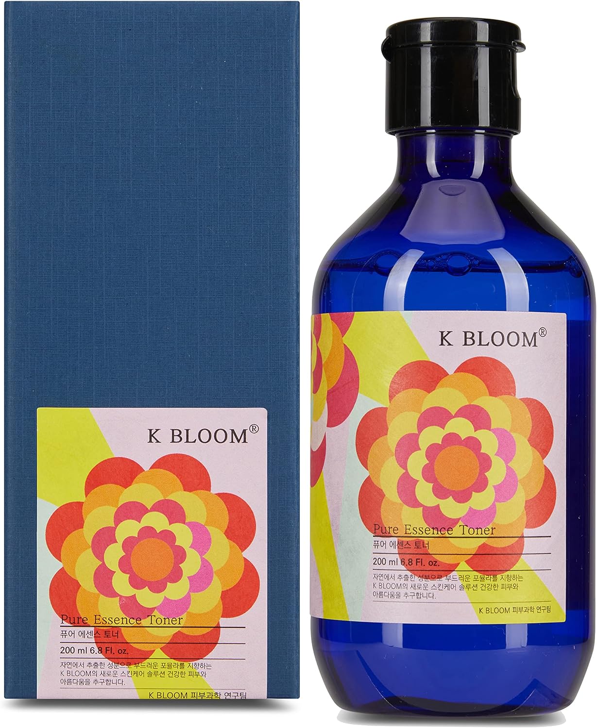 Pure Essence Toner / Korean Pure EssenceToner for Dry and Combination Skin Types / Moisture Pure Essence Toner which is Full of Nourishment and Rich Hydrated - 200ml 6.8 Fl Oz