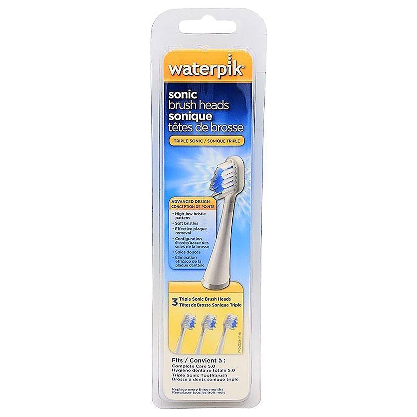 Waterpik Triple Sonic Brush Head 3pk