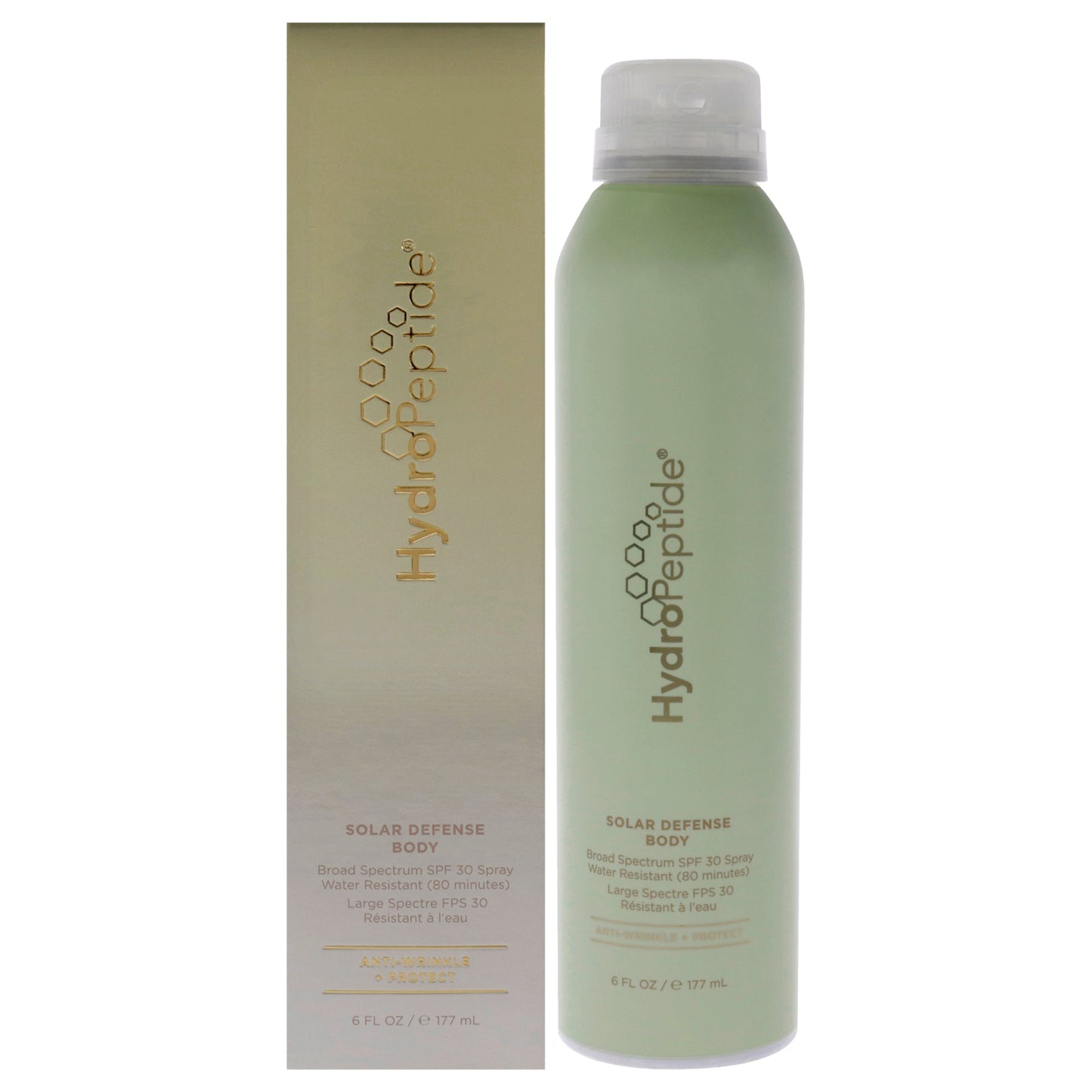 Solar Defense Body SPF 30 by Hydropeptide for Women - 6 oz Sunscreen