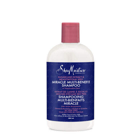 Shea Moisture Miracle Multi-Benefit Sugarcane & Meadowfoam Shampoo 13oz