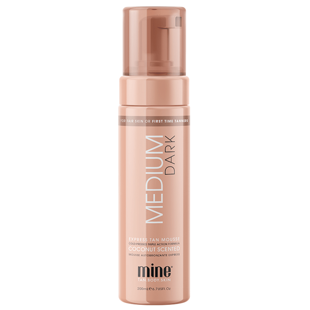 mineTan MEDIUM DARK Self Tan Mousse 200mL