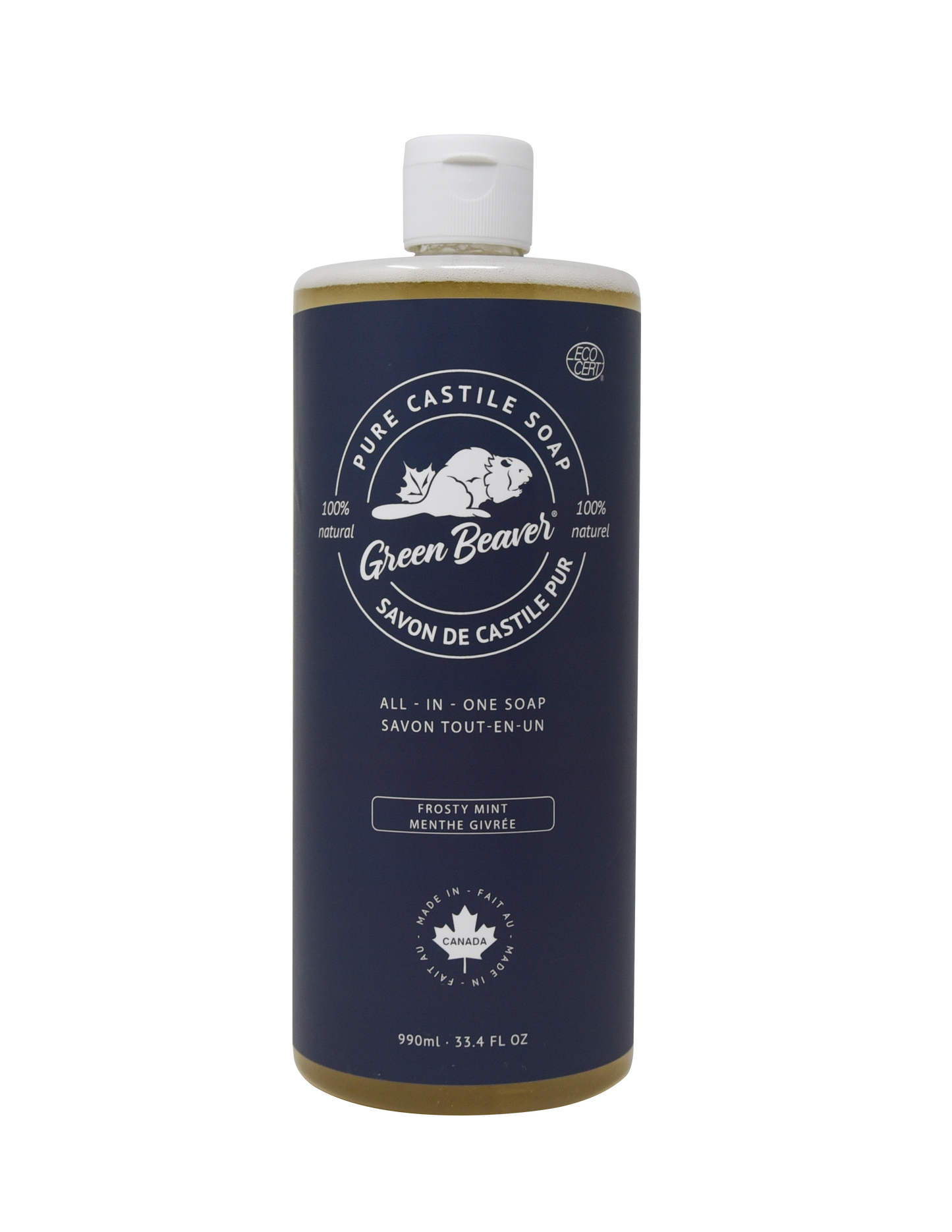 Green Beaver - Sunflower Liquid Soap - Mint, 1L