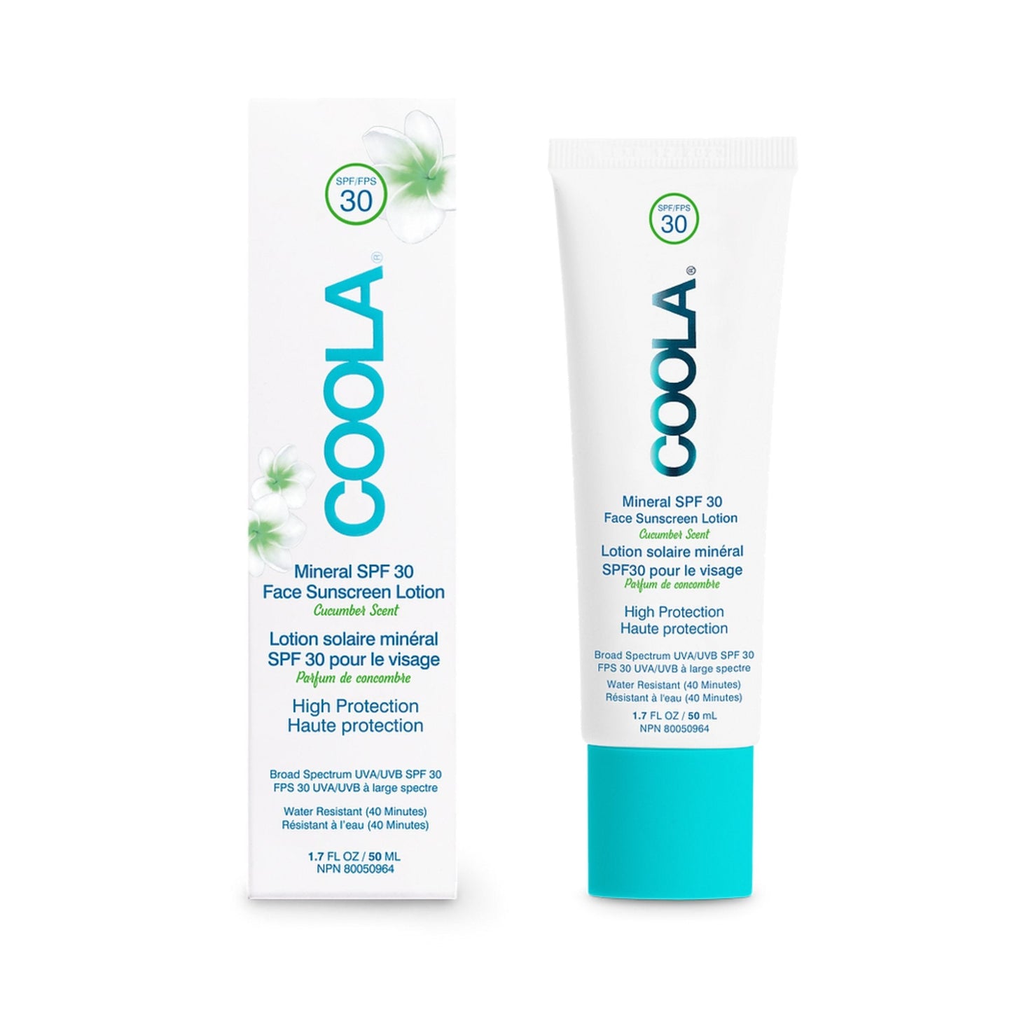 Coola Mineral Face Sunscreen SPF 30 - Cucumber