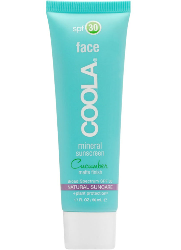 Coola Mineral Face SPF 30 Cucumber Matte Finish Moisturiser