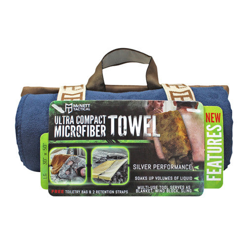 OutGo Microfiber Towel Lg Navy - GhillieSuitShop