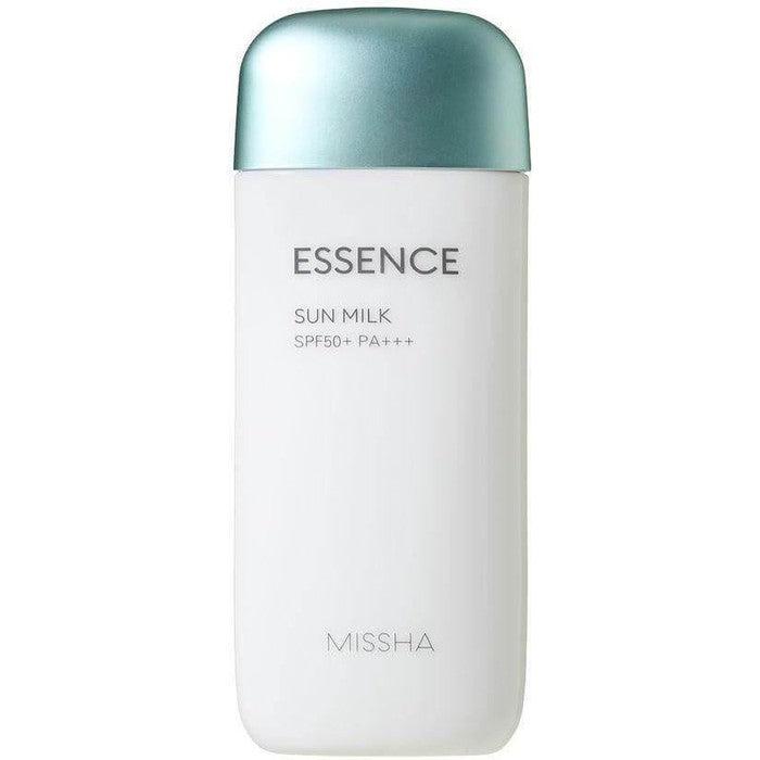 Packaging of Missha All Around Safe Block Essence Sun Milk SPF50+ PA+++
