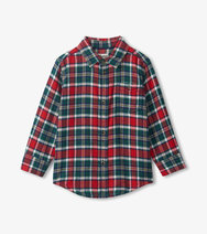 Hatley Celebration Plaid Button Down Shirt