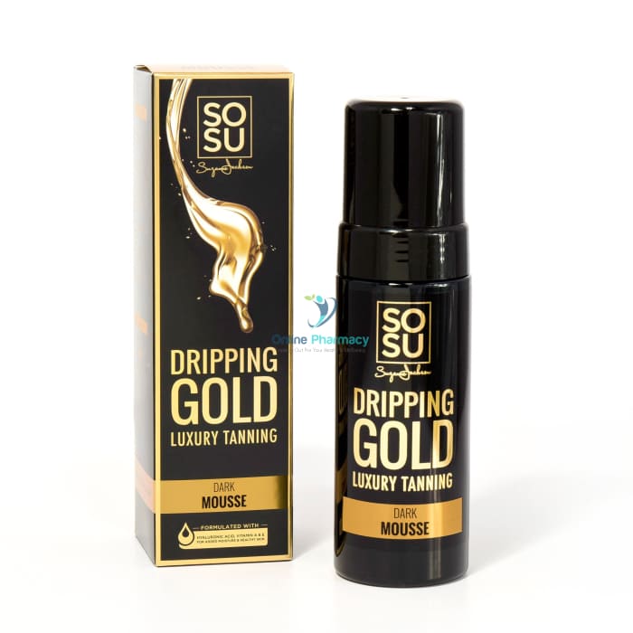 SOSU Dripping Gold Luxury Tanning Mousse Dark - 150ml