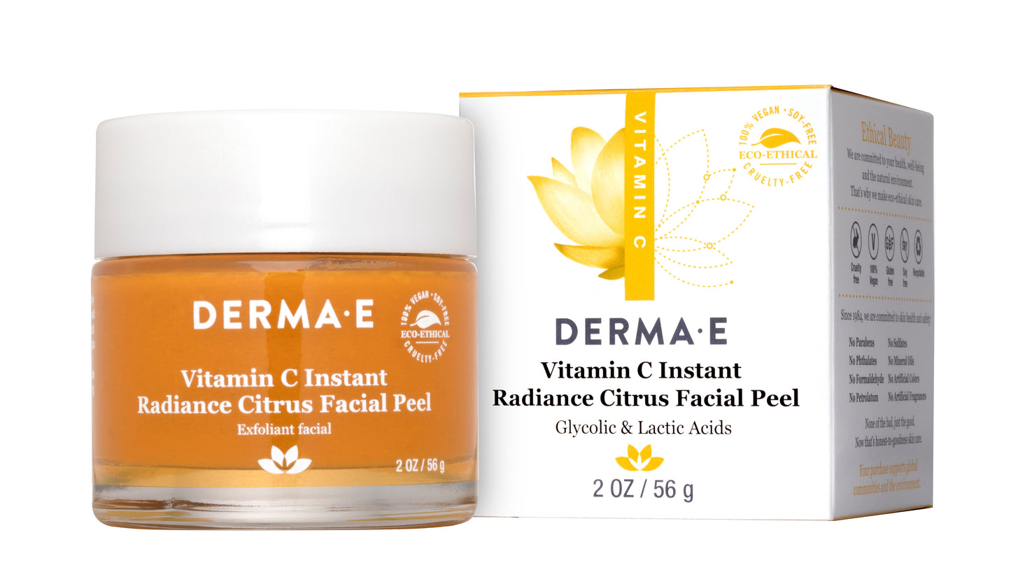 Derma E - Vit C Radiance Citrus Facial Peel, 56 ml