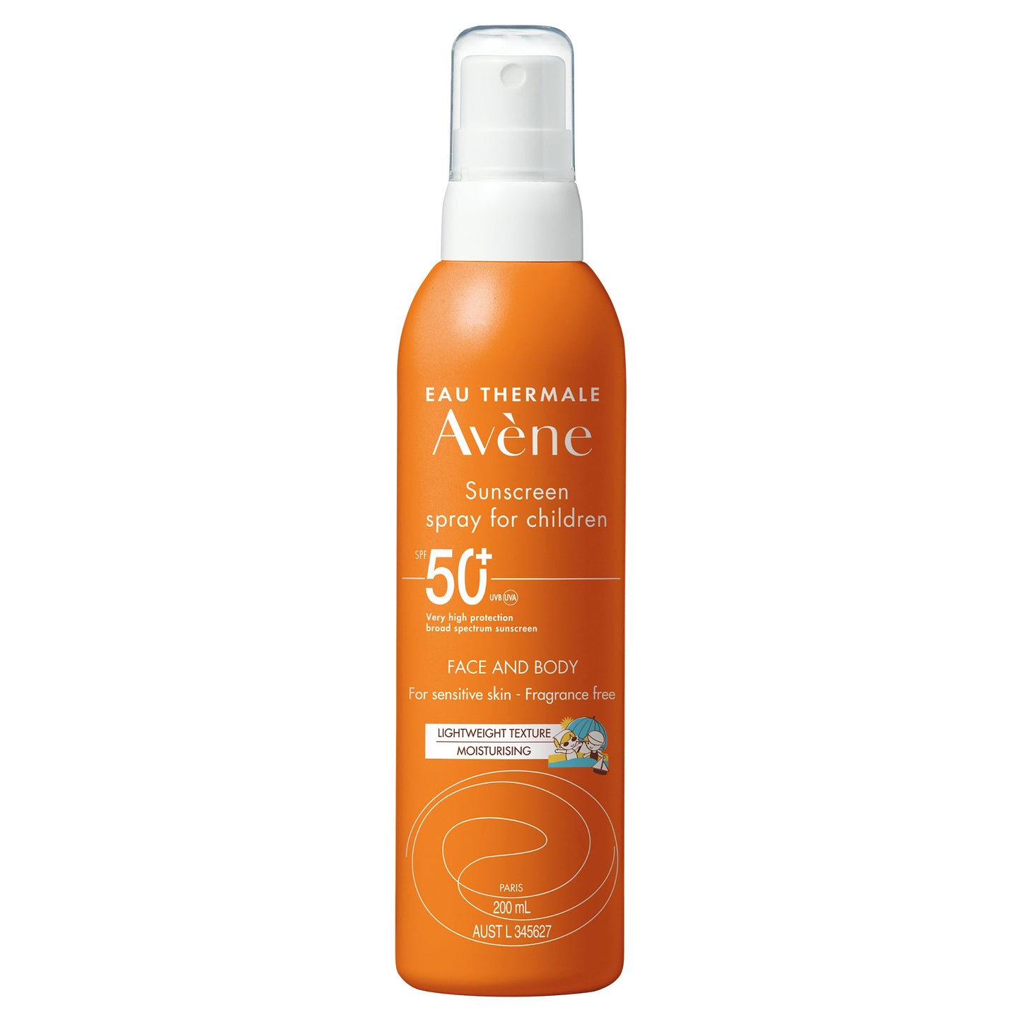 Avene Sunscreen Kids Spray SPF50+ 200ml
