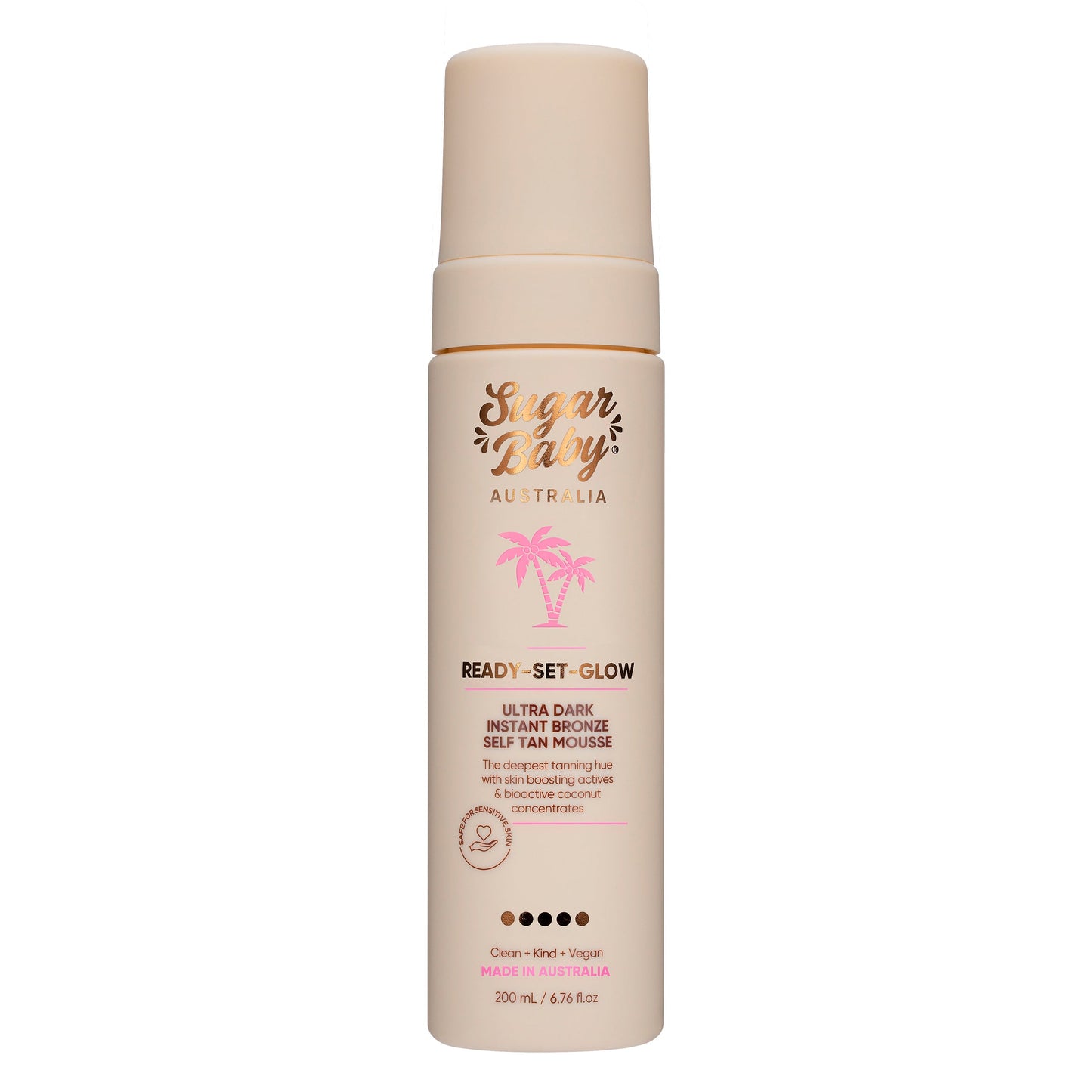 SugarBaby READY-SET-GLOW Ultra Dark Instant Bronze Self Tan Mousse