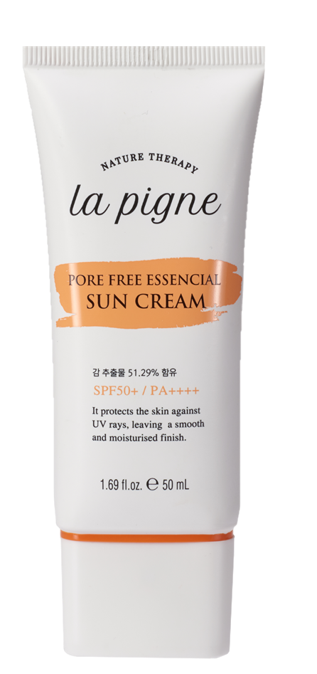 LAPIGNE Persimmon Pore Free Essencial Sun Cream SPF50+ / PA++++ 50ml
