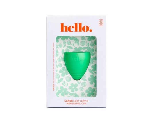 Hello. Low Cervix Cup Green L