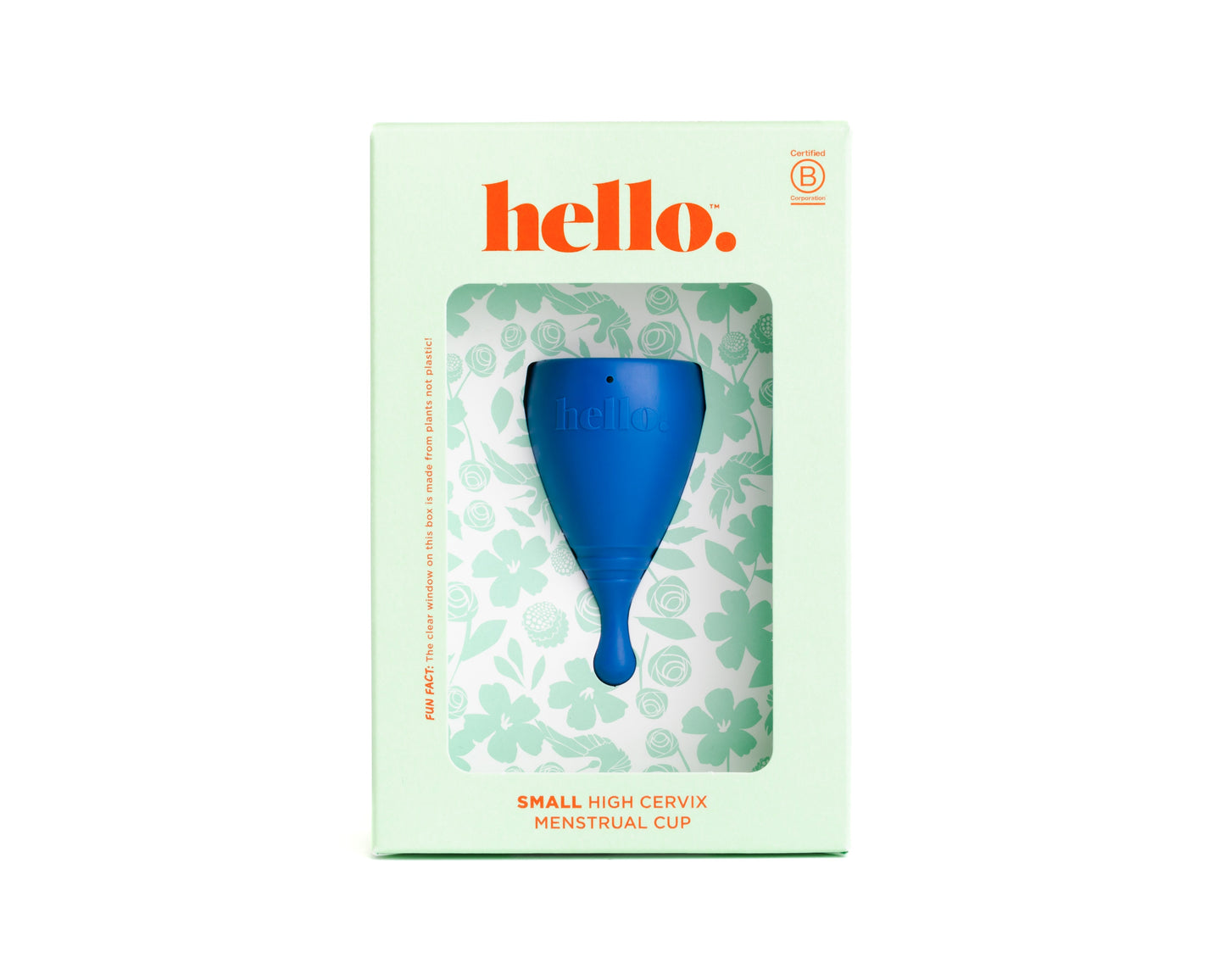 Hello. High Cervix Cup Bright Blue S