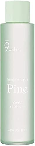 [9wishes] Pine Treatment Skin Toner 5.1 Fl.Oz, e150ml Tighten Pore Care Facial Toner - Pine Needle Extract - Clean Pore Acne Toner