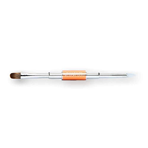 Tammy Taylor Sculpt Duo Builder Brush | Rose Gold Travel Case + Brush for the Sculpt Acrylic Hybrid System | Two - in - One