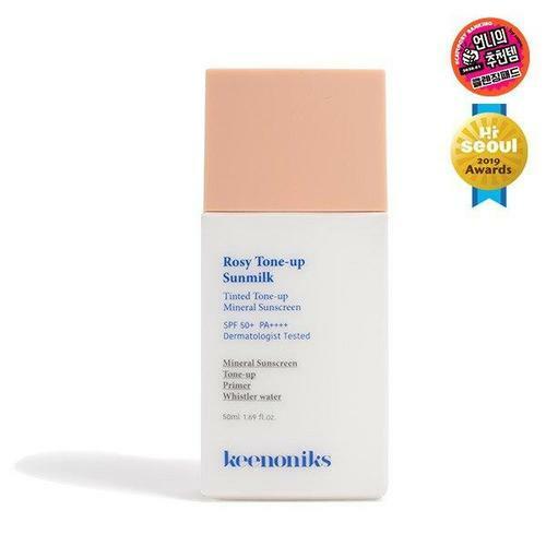 Keenoniks Rosy Tone-up Sunmilk SPF 50+ PA++++