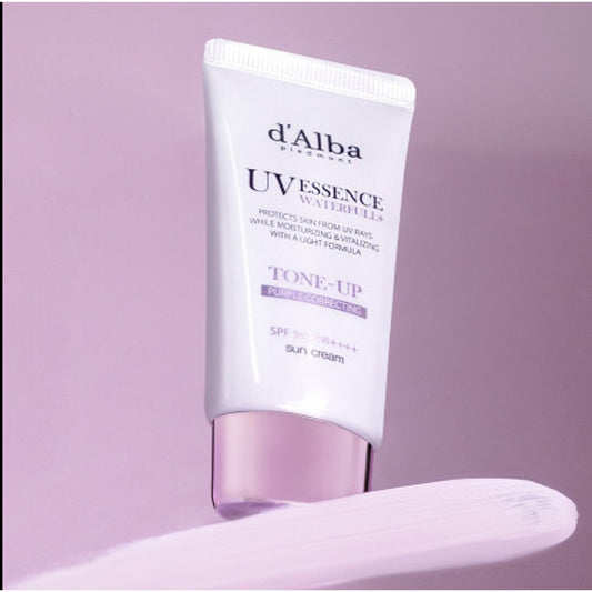 d'Alba Waterful Tone Up Sun Cream Purple 50mL