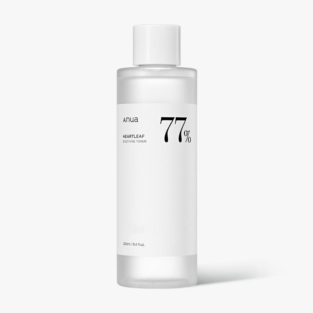 Heartleaf 77% Soothing Toner I pH 5.5 Trouble Care, Calming Skin, Refreshing, Hydrating, Purifying, Cruelty Free, Vegan,(250ml / 8.45 fl.oz.)