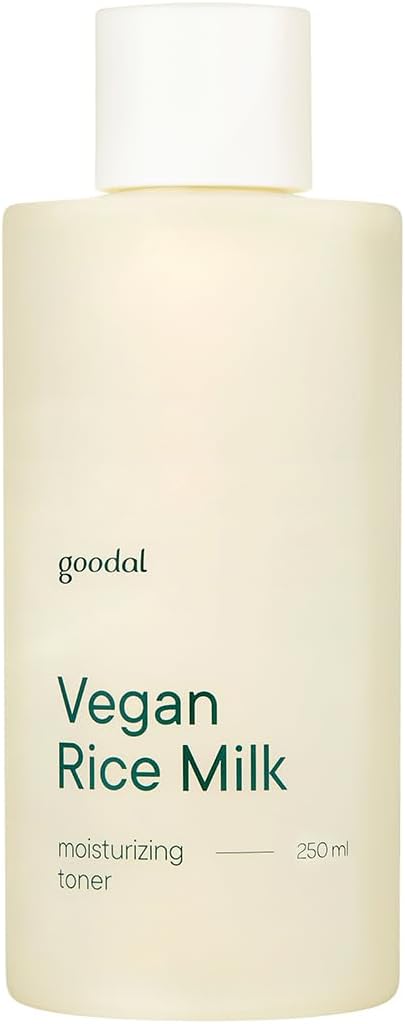 GOODAL Vegan Rice Milk Moisturizing Toner/Formula with Aqua Ceramide, Plant-Based, Hydrating, Soothing, Low pH, Strengthening Skin Barrier, Fast Absorbent