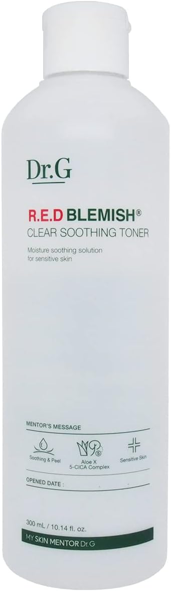 Dr.G RED Blemish Clear Soothing Toner 10.14oz KOREA Beauty