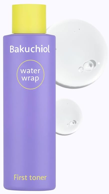 CHARMZONE Bakuchiol WaterWrap First Toner 99% Pure Bakuchiol Alternative to Retinol, Triple Collagen Intense Firming & Revitalizing, Pore Reducing Korean Skincare 7.1 fl.Oz./210ml
