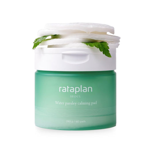 rataplan Water Parsley Calming Pad, Hypoallergenic Soothing Pad, Dead Skin Care, Replenish Moisture, Korean Skincare 60pads 280g…