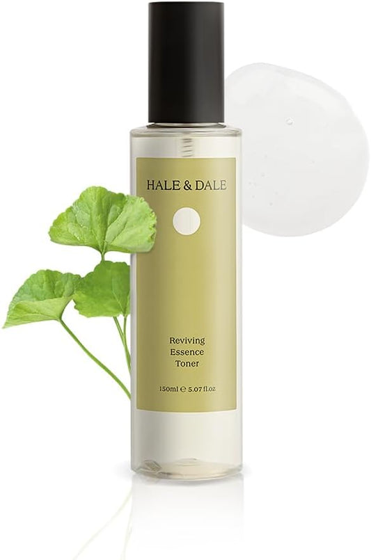 HALE&DALE Essence Toner 5.07 fl.oz - Vegan, Spray Type, Korean Face Toner, Hydrating for Tend, Oily, Dry Skin, Soothing, Moisturizing, Pore Control, Improved Skin Tone