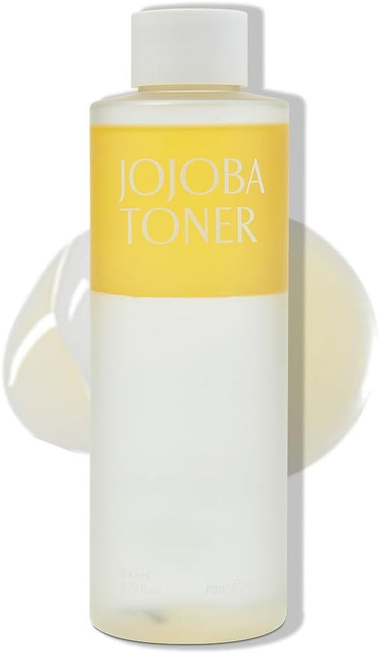 Jojoba Toner for Face 6.76oz (200ml), 100% Organic Jojoba Oil with Wild Streawberry, Deep Hydration Face Toner for All Skin Type, Korean Skin Care