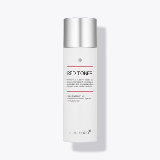 Medicube Red Toner 2.0 || Low-irritating Formula for Acne-Prone Skin | Soothing and Relieving | Formulated with BHA, Niacinamide & Adenosine | Non-comedogenic | Korean Skincare (3.38fl.oz.)