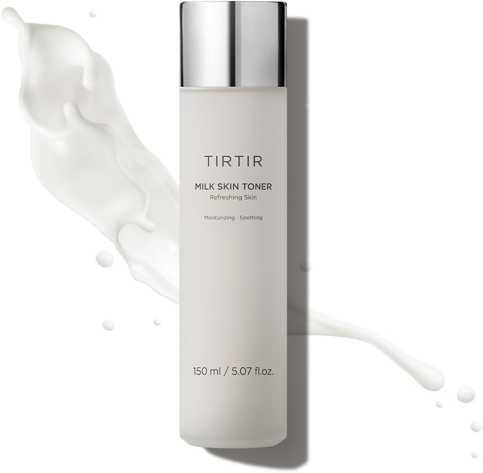 TIRTIR Milk Skin Toner | Deep Moisturizing, Instant Glow, 2% Niacinamide, Rice Bran Extract, Ceramide, Panthenol, Cruelty-Free, Fungal Acne Friendly, Vegan, 5.07 fl.oz.