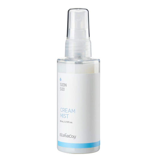 ELISHACOY Soonsoo Cream Mist 80ml (2.7 fl.oz.) - Combine Toner and Cream All in One Moisturizing Facial Mist, Milk Proteins & Amino Acid Contained, Skin Nourishing and Revitalizing
