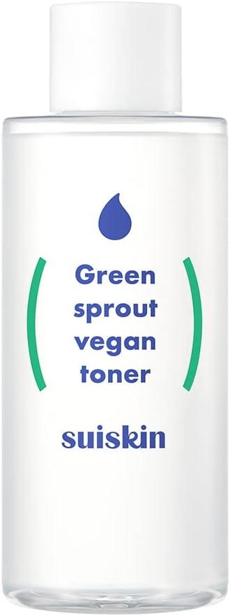 SUISKIN Green Sprout Toner | Daily Facial Toner, Hydrating for Dry Skin, Fragrance&Cruelty Free