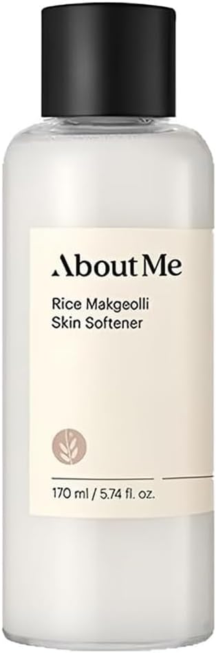 [ABOUT ME] Rice Wine (Makgeolli) Skin Softener - Korean Traditional Fermented Rice Extract Moisturizing Toner (170ml/5.75 fl oz)